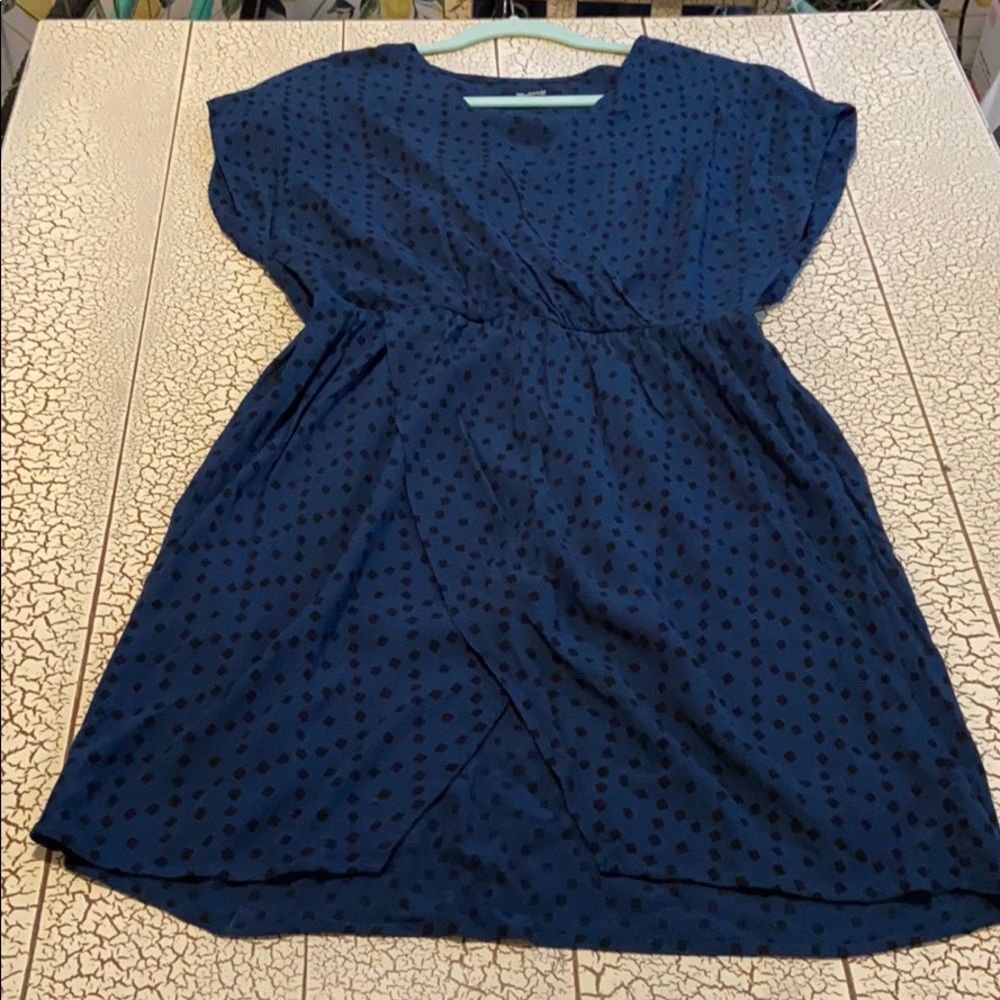 Madewell Dress Wrap Front Diamond Casual Short